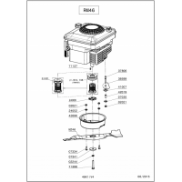 Pièces détachées MOTEUR RM46BO OUTILS WOLF - MSSHOP