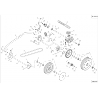 Pièces détachées TRANSMISSION-ROUES-HDC RM46EB OUTILS WOLF