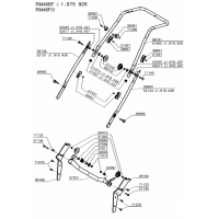 Pièces détachées GUIDON RM46FO OUTILS WOLF - MSSHOP