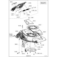 Pièces détachées CARCASSE RM46PE OUTILS WOLF - MSSHOP