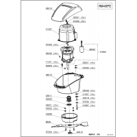 Pièces détachées MOTEUR RM46PE OUTILS WOLF - MSSHOP