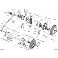 Pièces détachées ROUES-HAUTEUR DE COUPE RT46H3 OUTILS WOLF