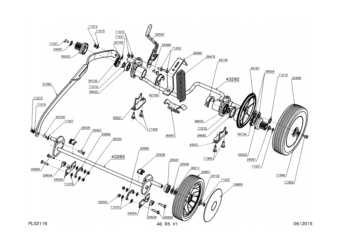 3 - ROUES-HAUTEUR DE COUPE | RT46H3