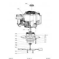 Pièces détachées MOTEUR LAME RT46K3 OUTILS WOLF - MSSHOP