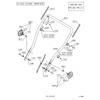 Pièces détachées GUIDON-ELEMENTS DE COMMANDE M53B OUTILS WOLF