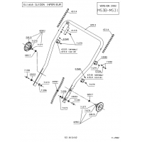 Pièces détachées GUIDON-ELEMENTS DE COMMANDE M53I OUTILS WOLF