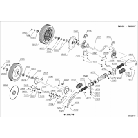 Pièces détachées ROUES-HAUTEUR DE COUPE RM53CF OUTILS WOLF