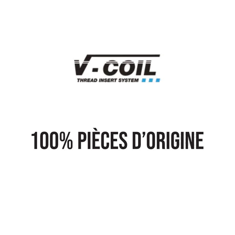 Insert fileté bobine en V "S" | V-COIL